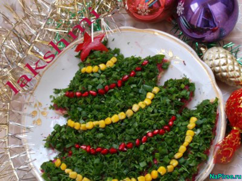 Украшения салатов на новый год 2016 своими руками фото