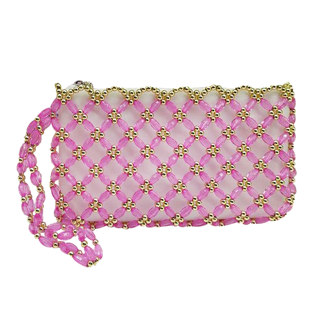 DIY Art Crafts Beads Bag Kits for Girls Beaded Handbag Making Supplies with All Tools