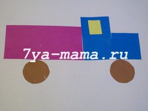 аппликация-грузовая-машина-из-цветной-бумаги-2