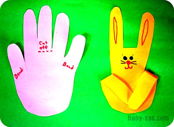 rabbit paper light children