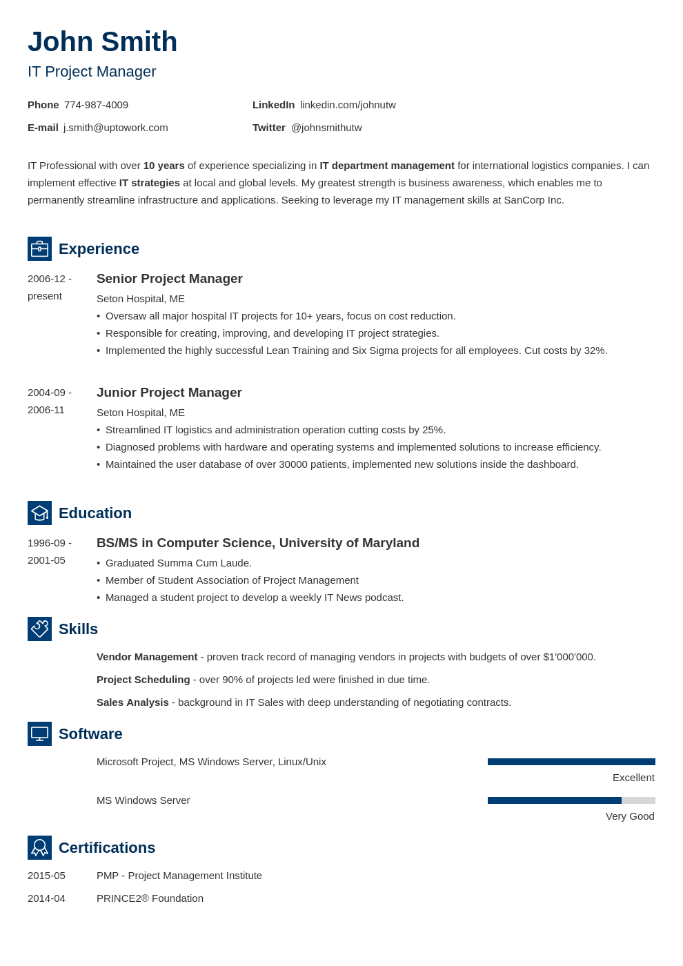 Professional CV Template Newcast