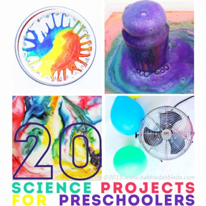 20 science projects for Preschoolers