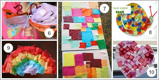 Art for Kids with Tissue Paper