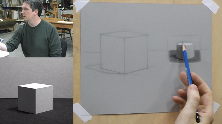 Vitruvian Studio David Jamieson cube drawing