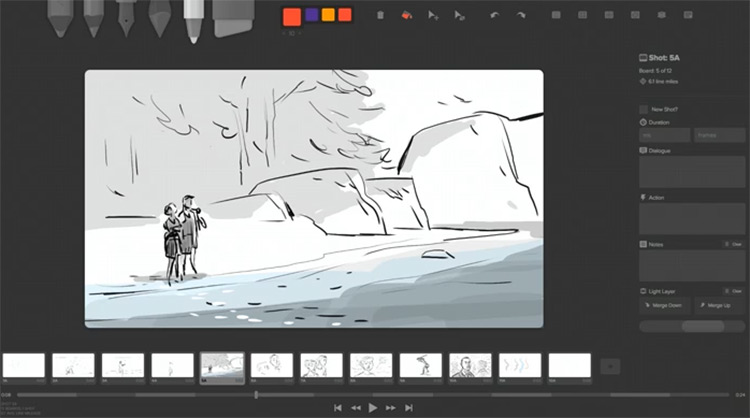 Storyboarder preview