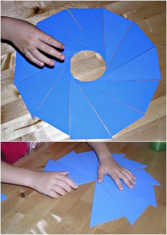 DIY Montessori Triangle Puzzle