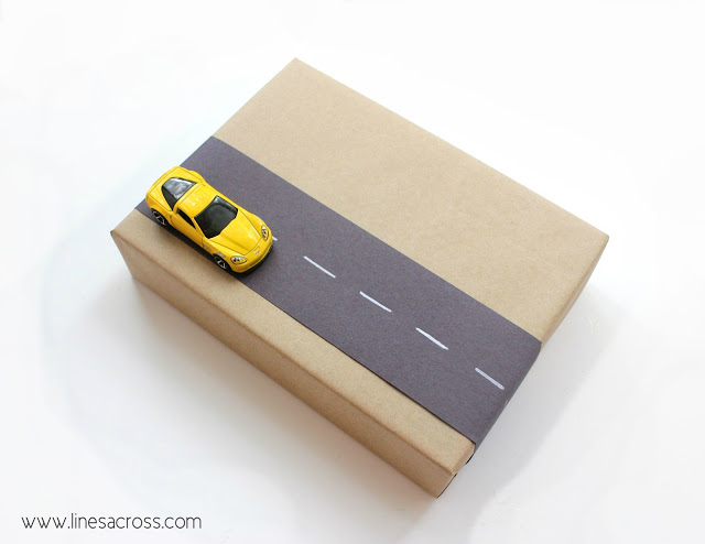 Car Road Gift Wrapping