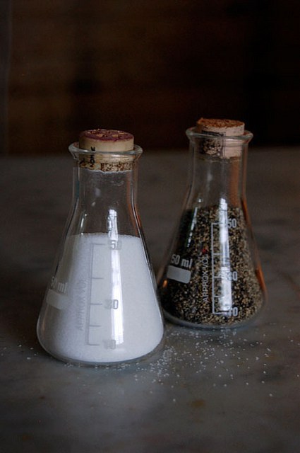 Corked chemistry flask shakers