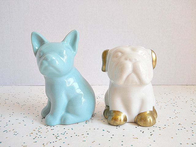 Painted and metallic pup shakers