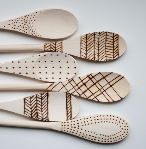 Etched spoons diy