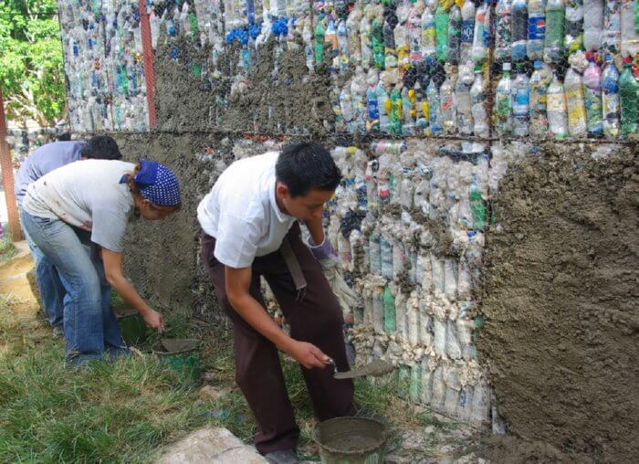 plastic bottle construction