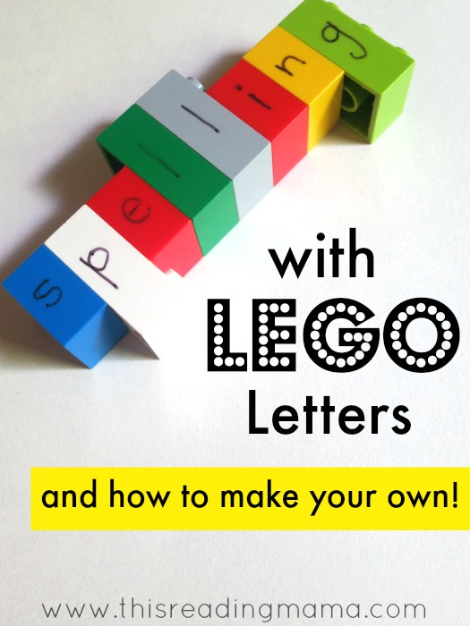 Spelling with LEGO Letters - This Reading Mama