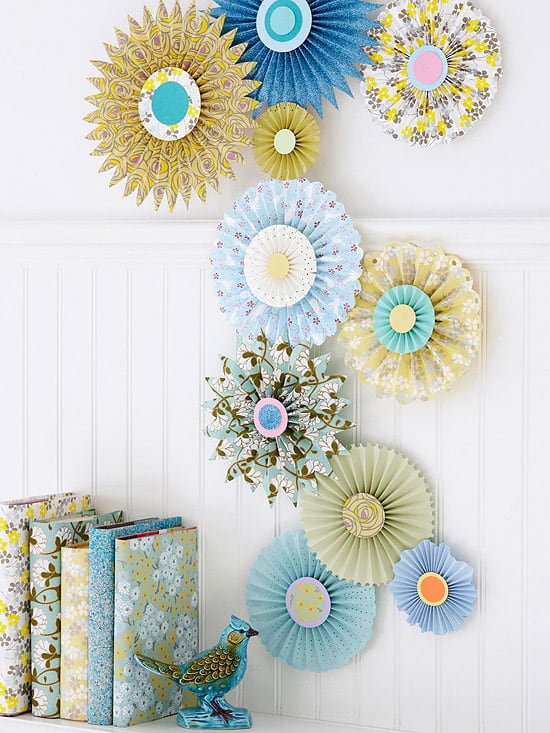 Paper wall medallions