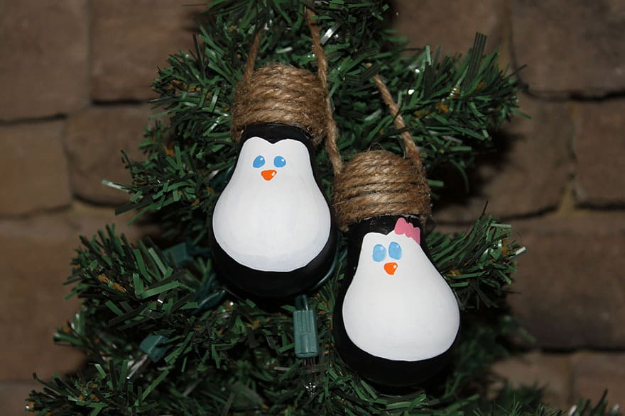 Penguin tree ornaments