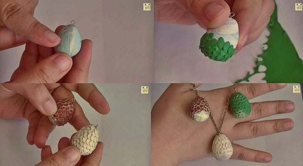 Dragon egg necklace