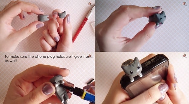 Kitty cat phone plug