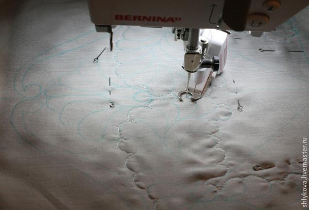Shadow trapunto quilts tutorial