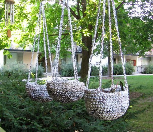 And these neat hanging planters are, too.