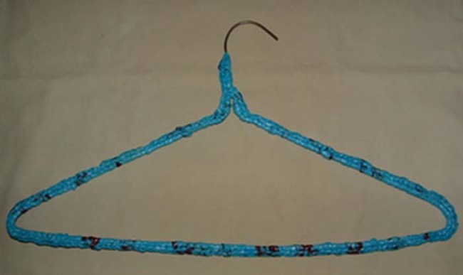 Make wire hangers less slippery by wrapping them in strips of plastic bags. 