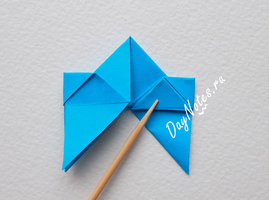 снежинка оригами из модулей