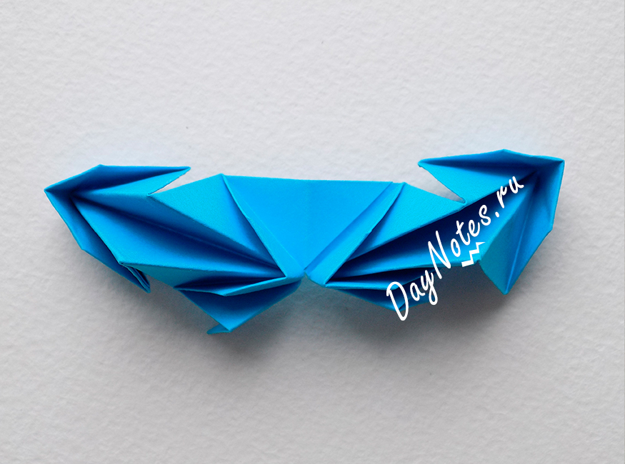 снежинка оригами из бумаги объемная модульная