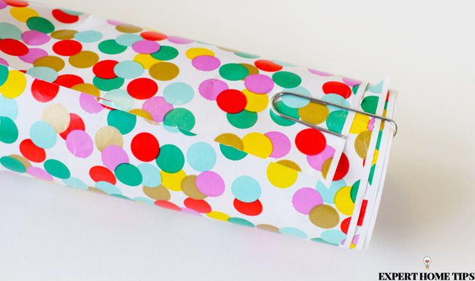 wrapping paper dotty paperclip