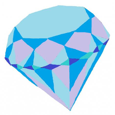 как нарисовать алмаз поэтапно