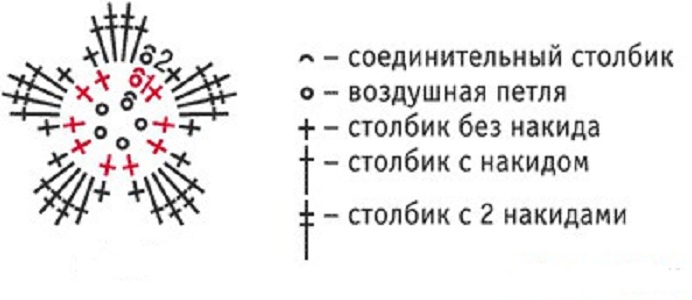 простейший цветок, схема