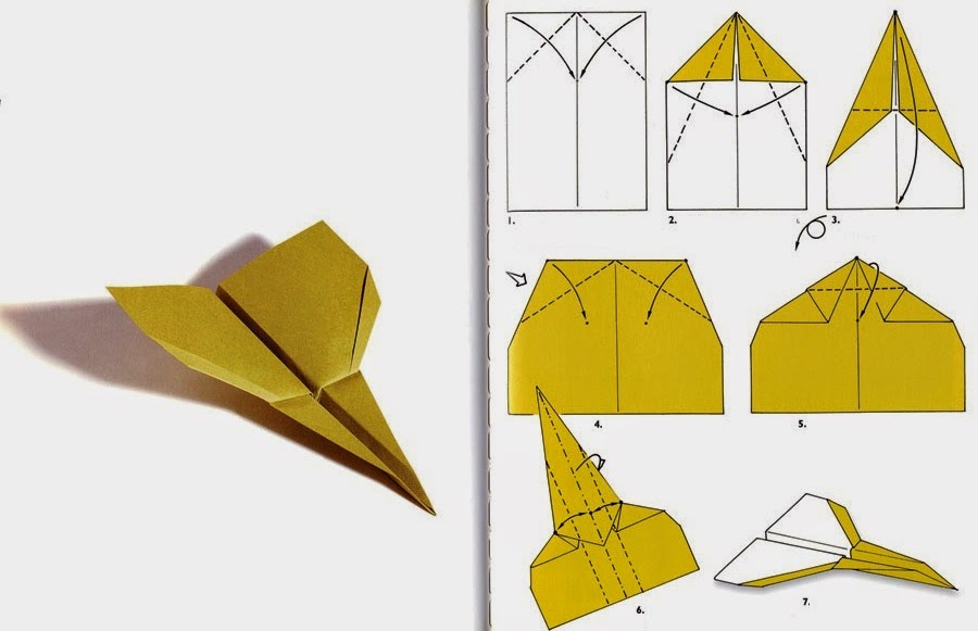 Самолет оригами