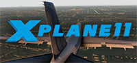 X-Plane 11 logo.