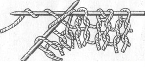  как вязать вытянутые петли спицами