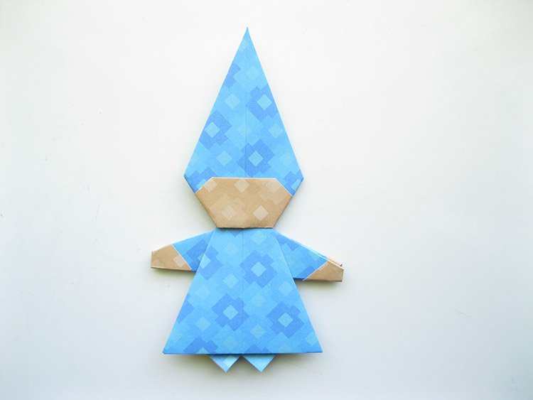 Человечек в технике оригами: Шаг 20.1