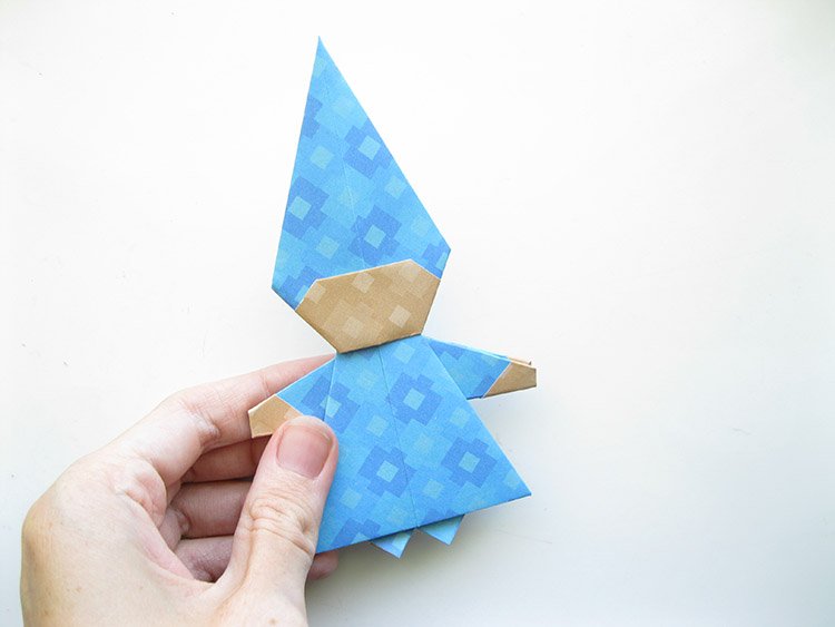 Человечек в технике оригами: Шаг 20.2