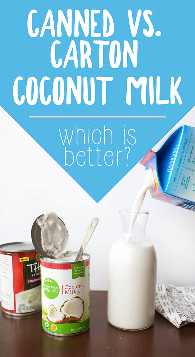 Canned vs. Carton Coconut Milk: Which is better? A breakdown of ingredients and packaging in terms of health and eco-friendliness. 