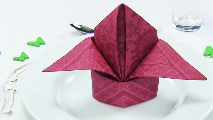 оригами ирис