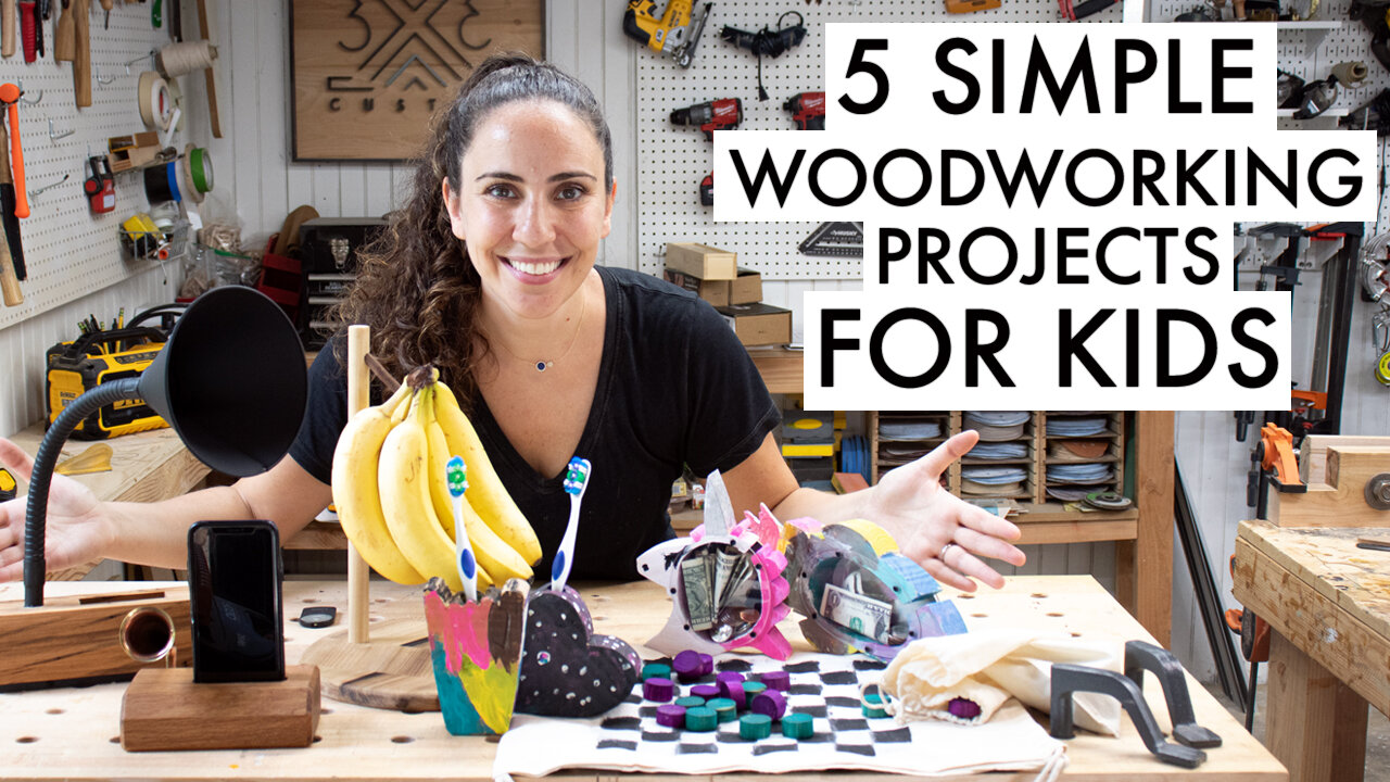 5 Easy Woodworking Projects for Kids