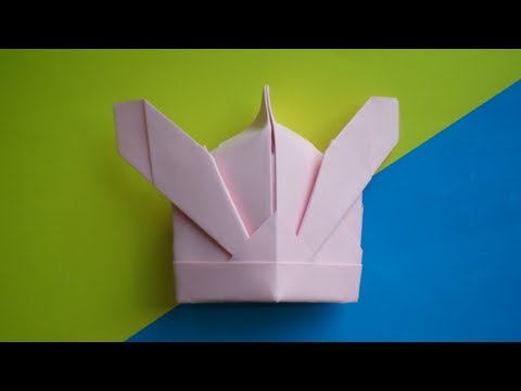 оригами шлем самурая, как сделать шлем самурая из бумаги оригами // origami samurai