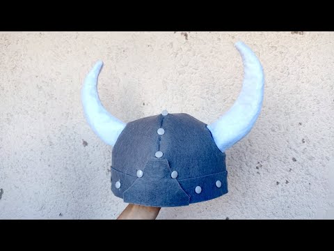 Шлем викинга своими руками для вечеринки! Милый подарок парню! DIY