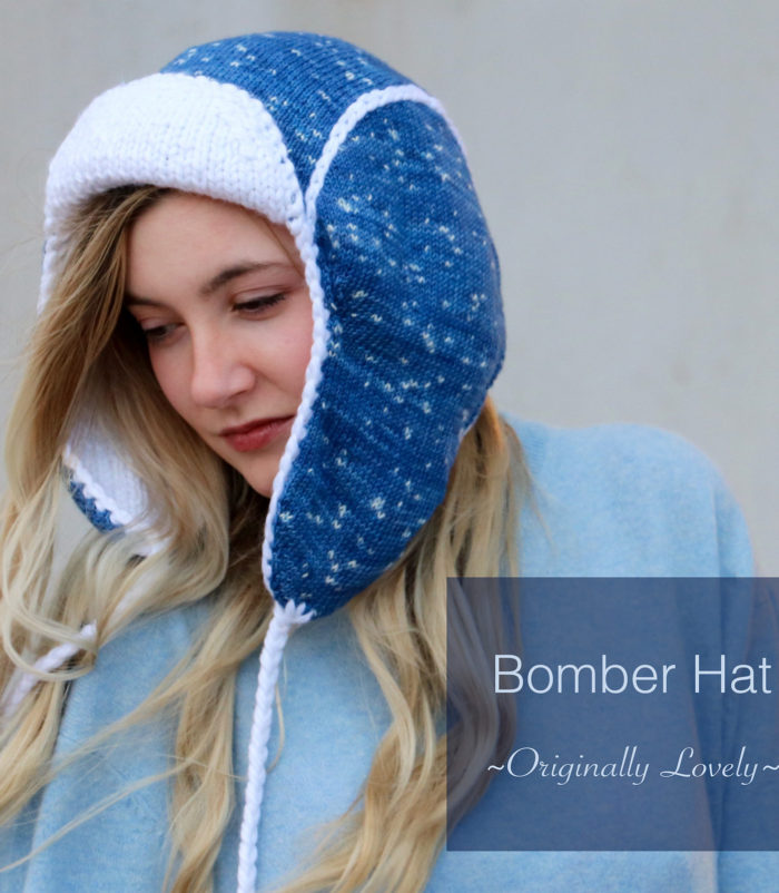 Free Knitting Pattern for Bomber Hat