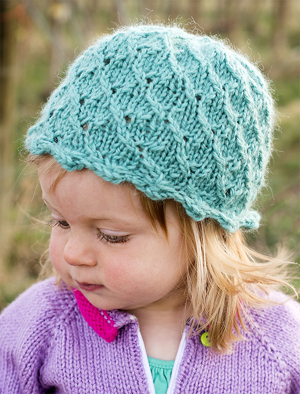 Free Knitting Pattern for Antique Pearl Hat for All Sizes
