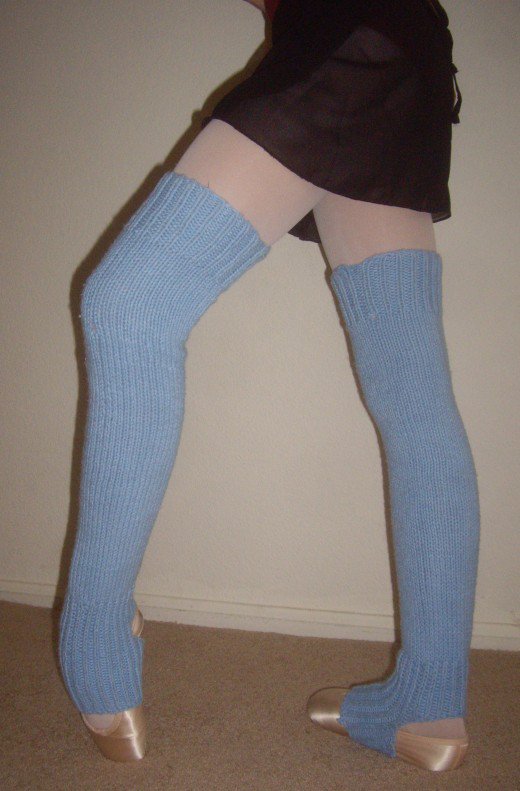 Free Knitting Pattern for Pointe Work Legwarmers