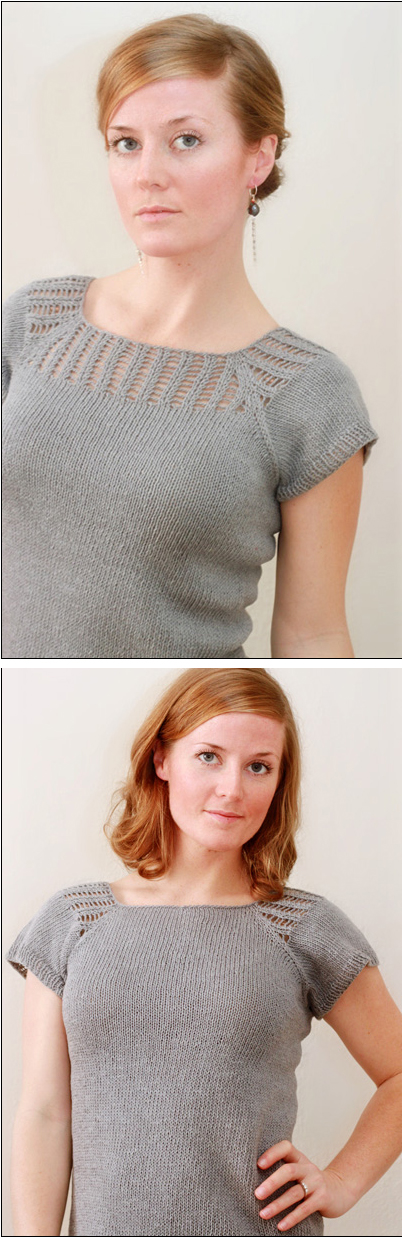 Free knitting pattern for Gemini Tee