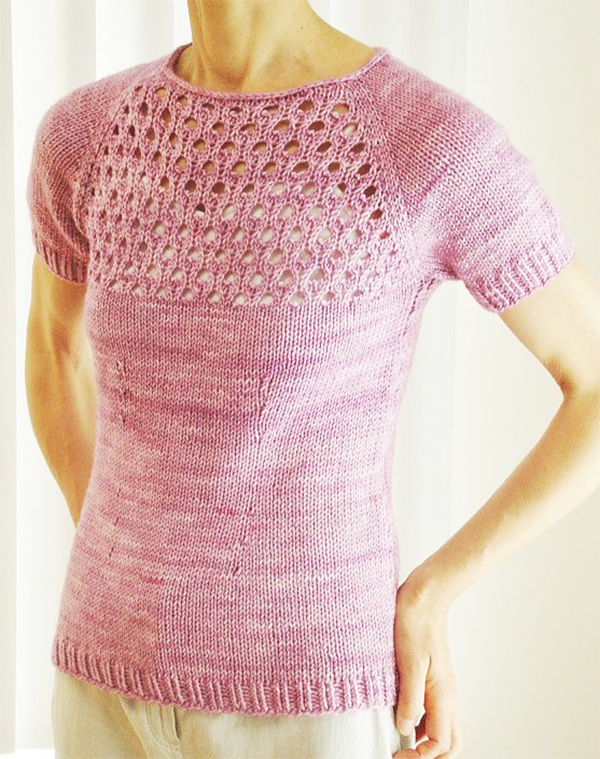 Free Knitting Pattern for Onyx Top
