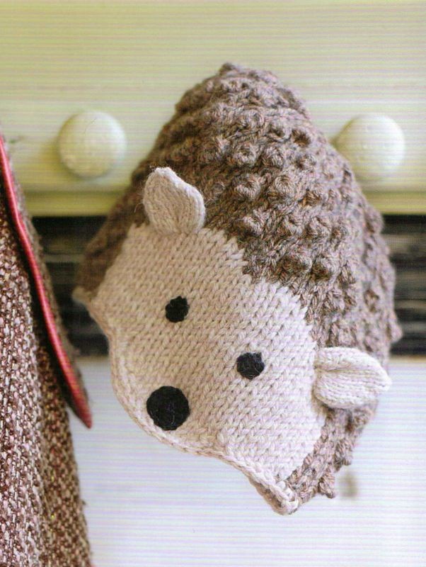 Knitting Pattern for Hedgehog Hat
