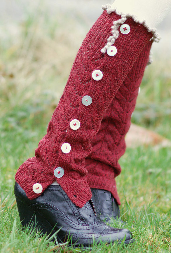 Free Knitting Pattern for Rejoice Legwarmers