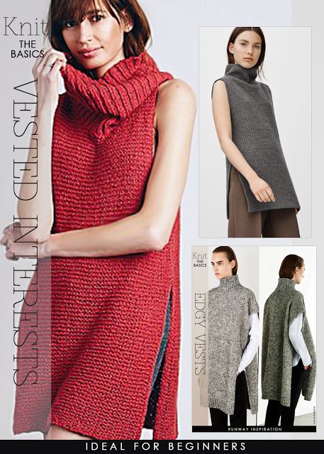 Free knitting pattern for Vested Interests and more vest knitting patterns