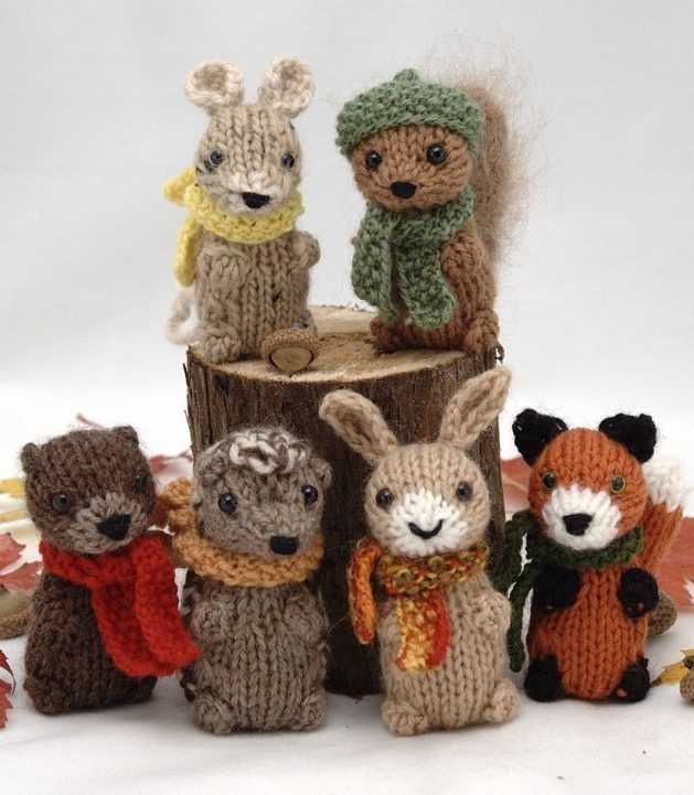 Knitting Pattern for Wee Woodland Wuzzies