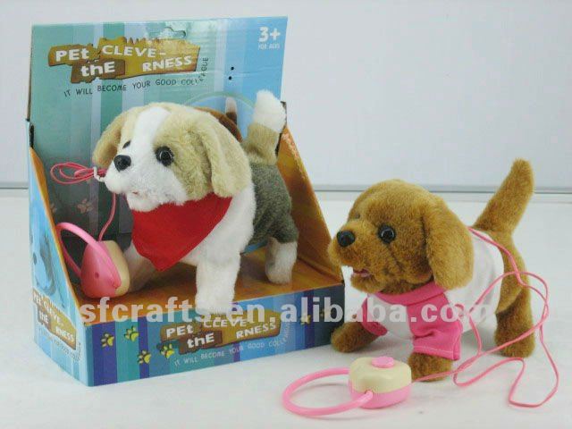 Kids wire control plush animal dog toys