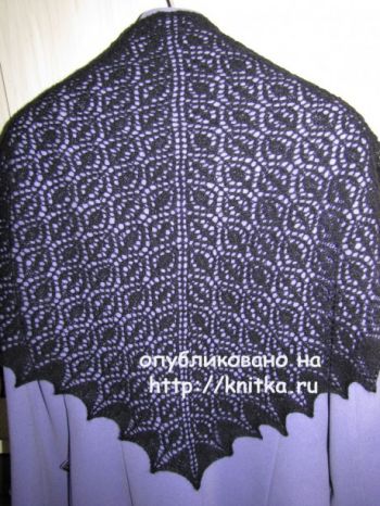 Схемы вязания спицами ажурной шали