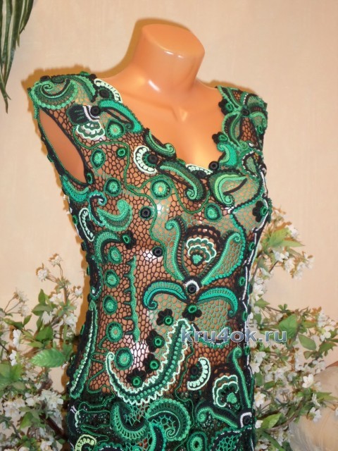 Платье Малахитовая шкатулка. Работа Светланы